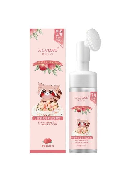 SersanLove Peach Amino Acid Cleanser Mousse 150 ml